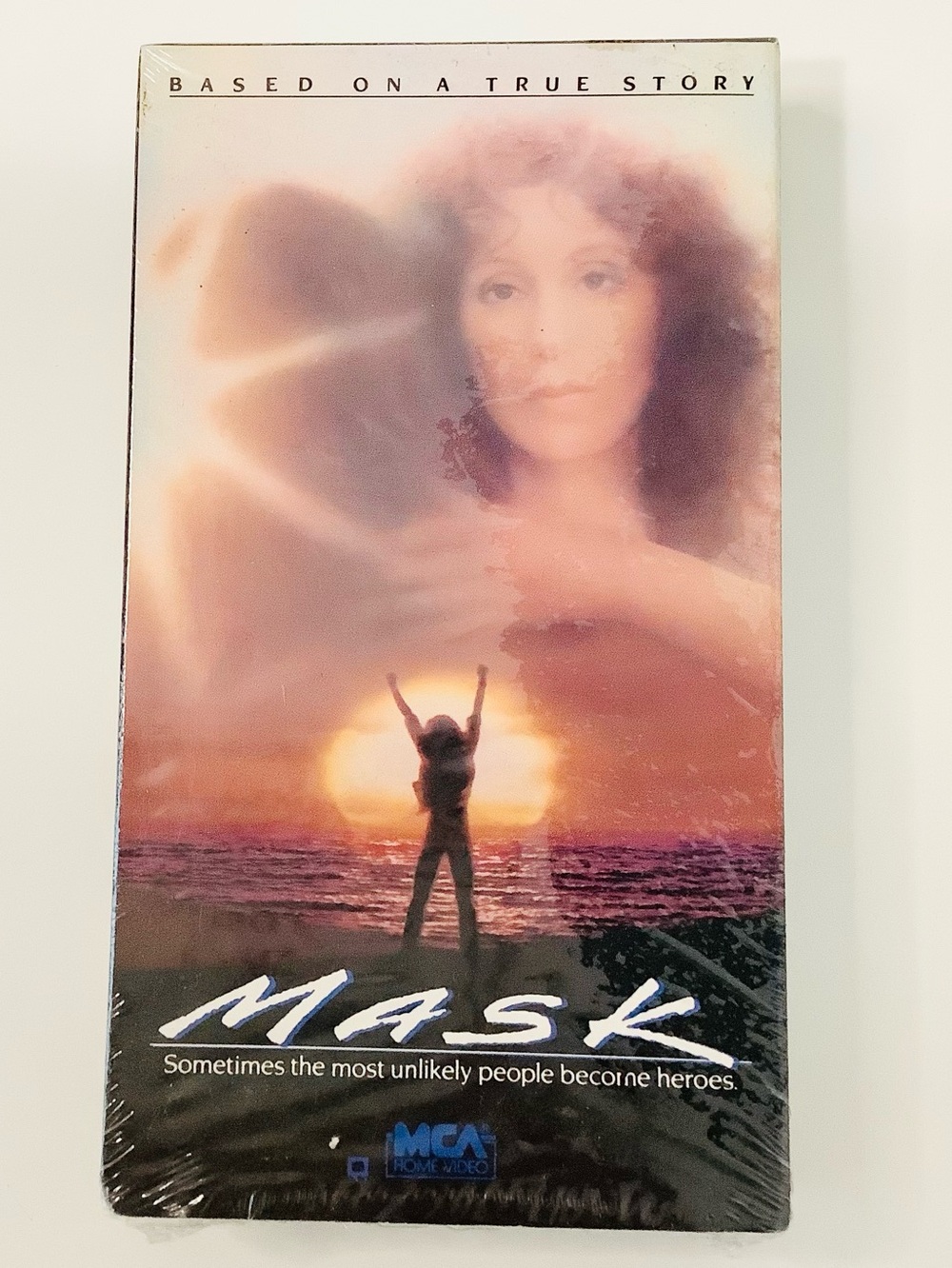 MASK 1985 VHS Movie Original Sealed ( Cher & Sam Elliott)